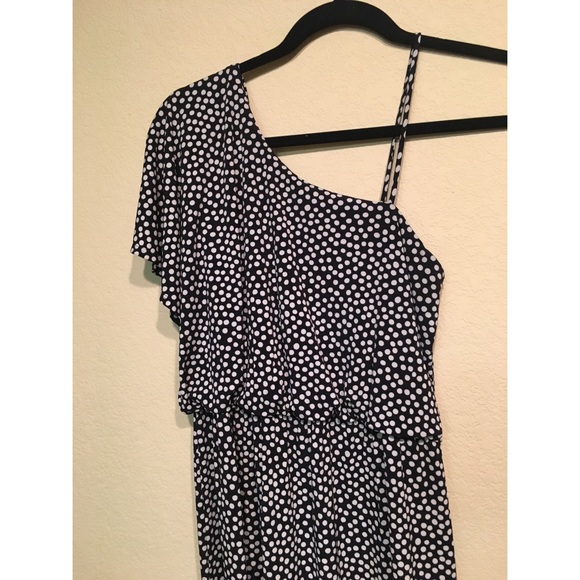 Black and white polka dot dress - Picture 2 of 3